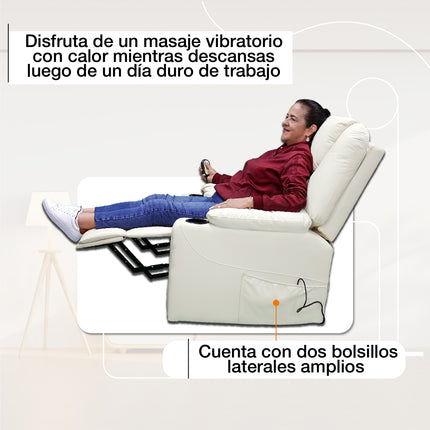 Sillón elevador Royal - Sillón elevador, masajeador y reclinable