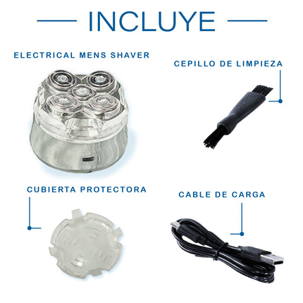 Máquina de afeitar de microprecisión  - EZ Silver Head Shaver TVNOVEDADESTV