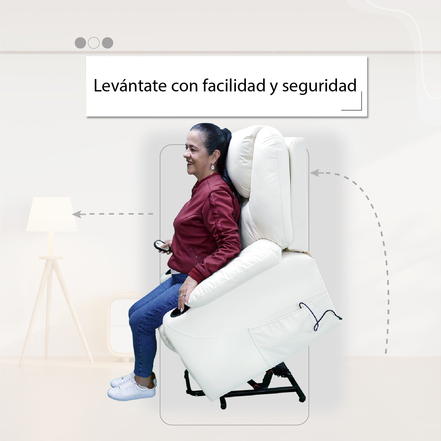 Sillón elevador Royal - Sillón elevador, masajeador y reclinable