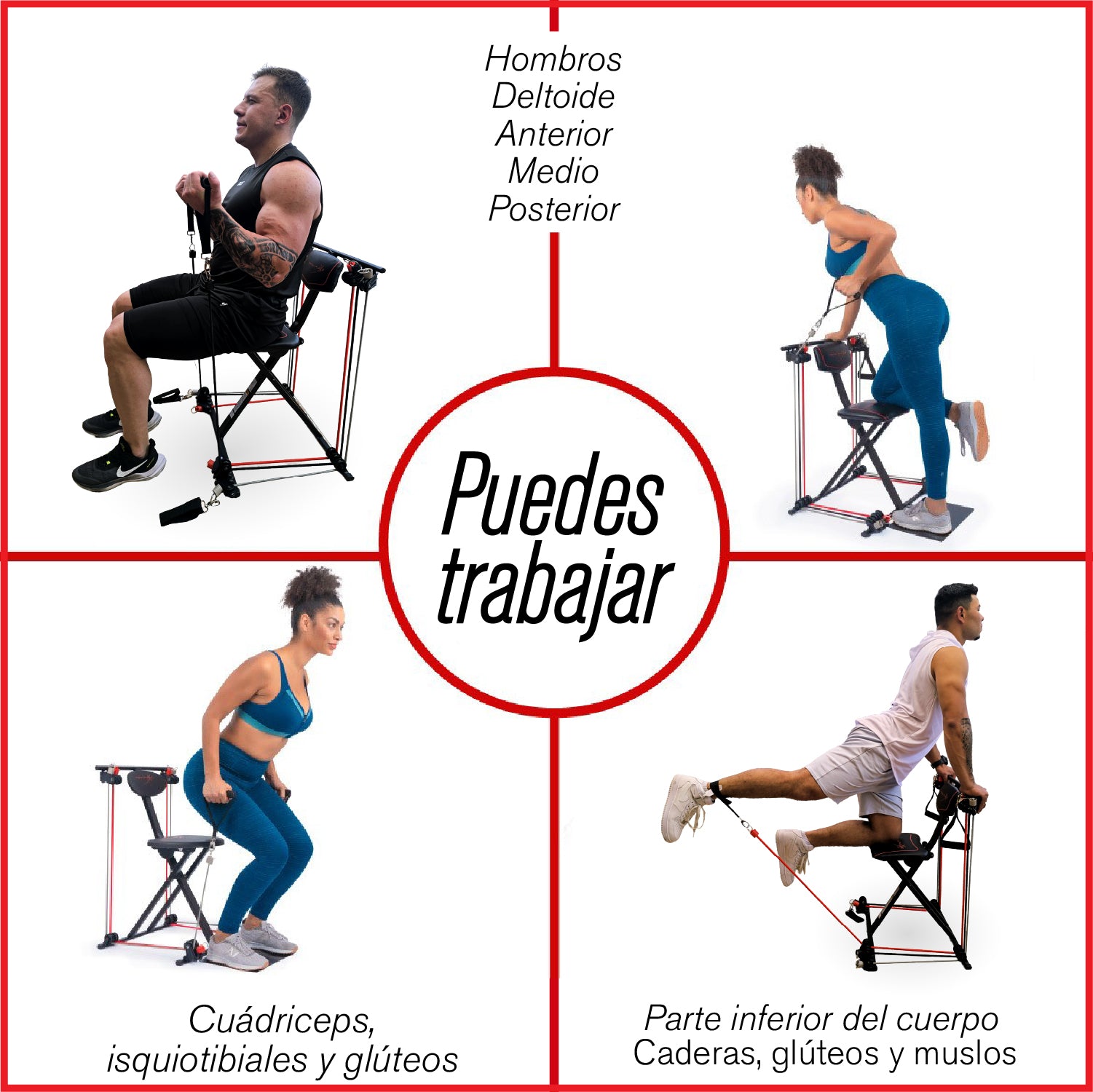 Gimnasio en casa para todo tu cuerpo - Total Flex M