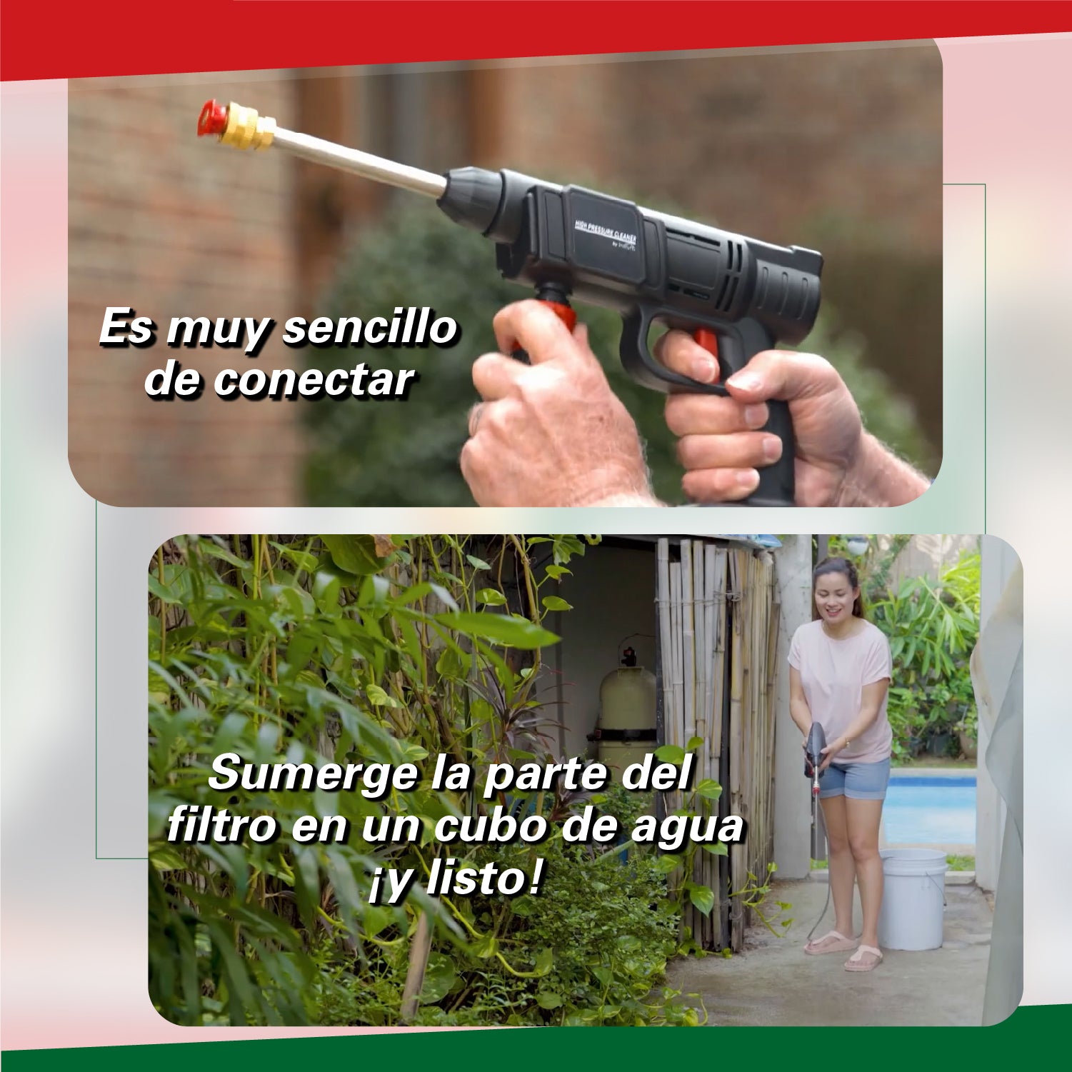 Hidrolavadora de alta presión inalámbrico - High Pressure Cleaner