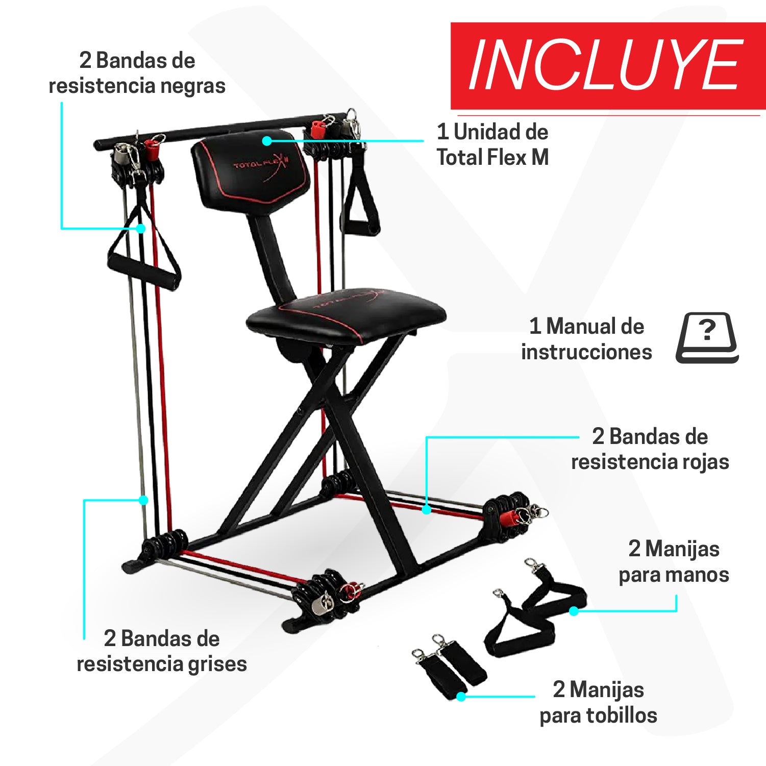 Gimnasio en casa para todo tu cuerpo - Total Flex M