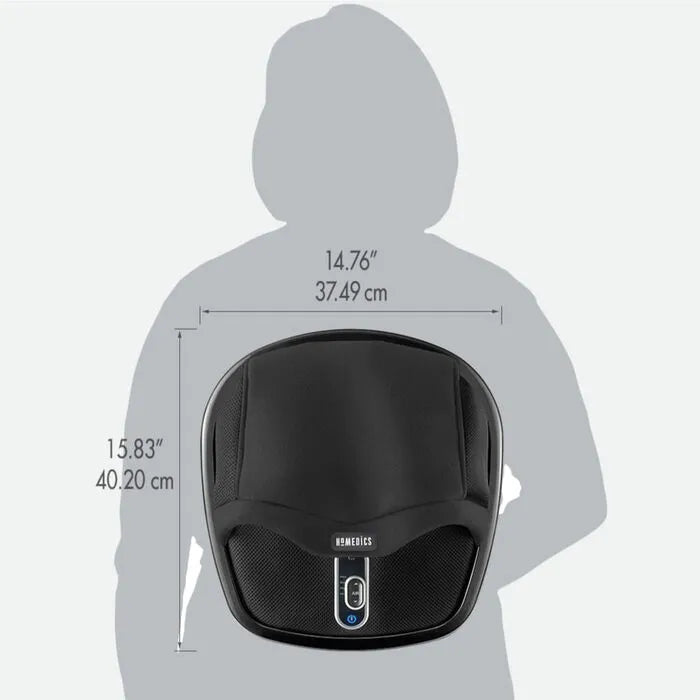 Masajeador de pies con compresAirión y calor Homedics Shiatsu  Max (Fms-307)