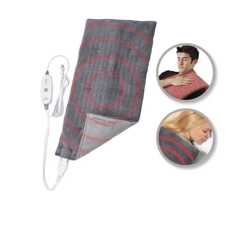 Manta térmica para masaje con peso, brinda calor y vibración - Calming Heat