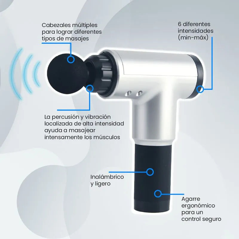 Masajeador inalámbrico de tejido profundo Gymtrek Muscle Relaxer