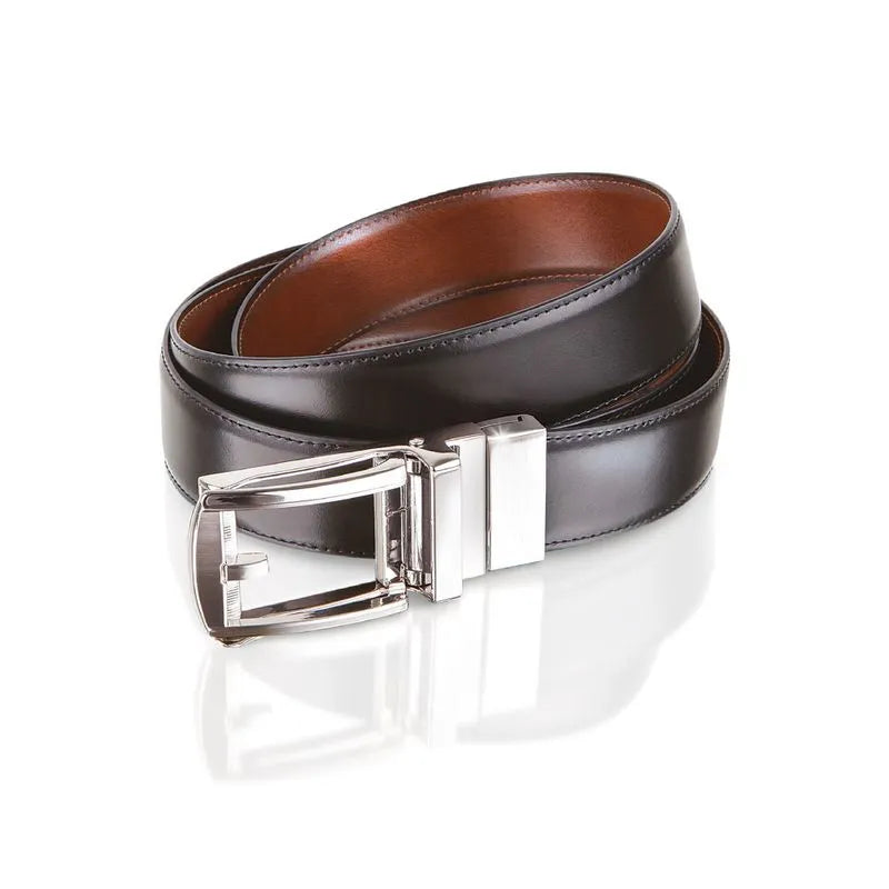 Cinturón correa de ajuste preciso, reversible y de cuero - Sure Fit Belt