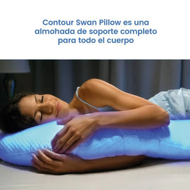 Almohada de soporte completo Contour Swan Pillow