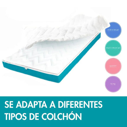 Cubre Colchón Topper Sognare Matrimonial