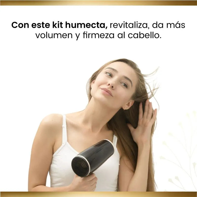 Loción capilar que ayuda a fortalecer y prevenir la caída del cabello - Revivogen Md Kit Therapy