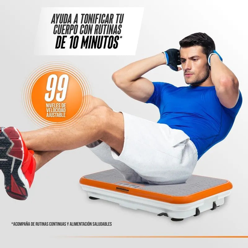 Plataforma vibratoria de ejercicio Extra Grande - Power Fit Elite DELUXE