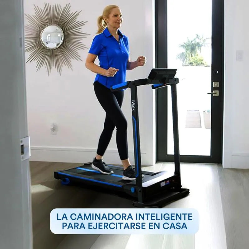 Caminadora y trotadora plegable y portátil con sensores inteligentes - iWalk Pro 110V