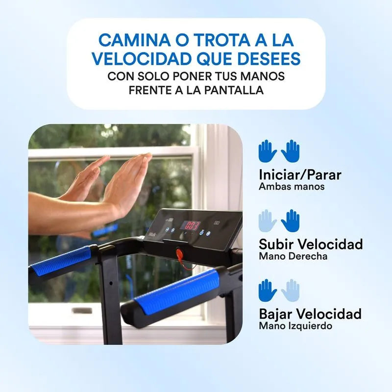Caminadora y trotadora plegable y portátil con sensores inteligentes - iWalk Pro 110V