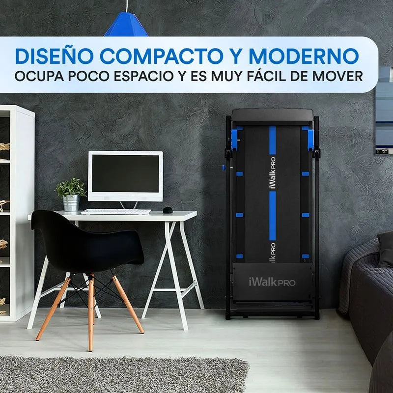 Caminadora y trotadora plegable y portátil con sensores inteligentes - iWalk Pro 110V