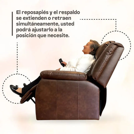 Sillón elevador Comfort - masajeador y reclinable- standup couch