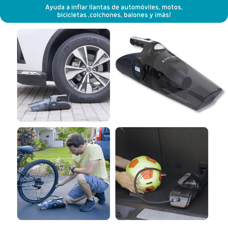 Aspiradora e infladora 3 en 1 portátil - Max Airflow