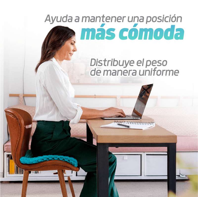 Cojín de asiento ergonómico y flexible con Funda - Soft Sitter TVNOVEDADESTV