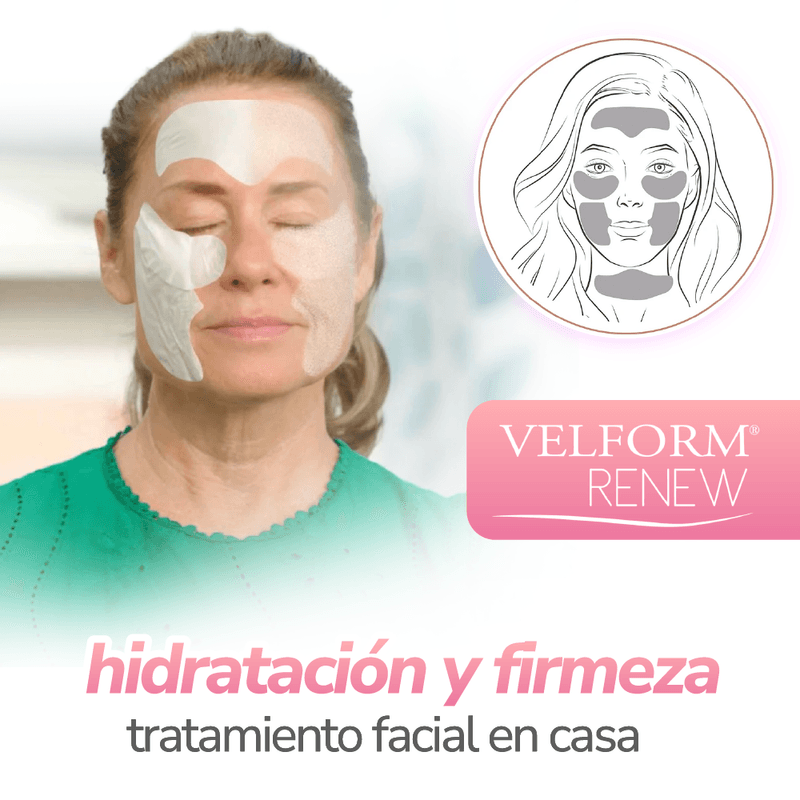 Parches hidratantes faciales para una apariencia más firme – Velform Renew TVNovedadesTV
