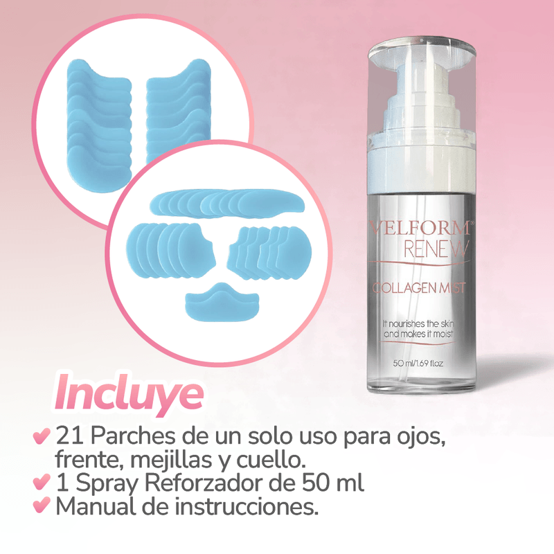 Parches hidratantes faciales para una apariencia más firme – Velform Renew TVNovedadesTV