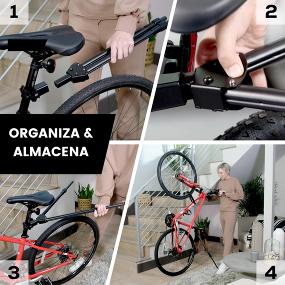 Soporte Vertical para Bicicletas Bike Nook Go TVNOVEDADESTV