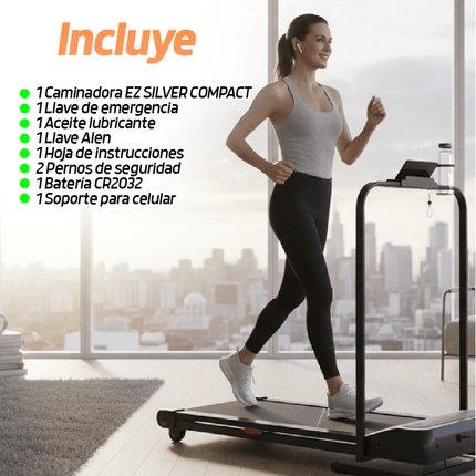Banda caminadora eléctrica - EZ SILVER COMPACT - TVNOVEDADESTV