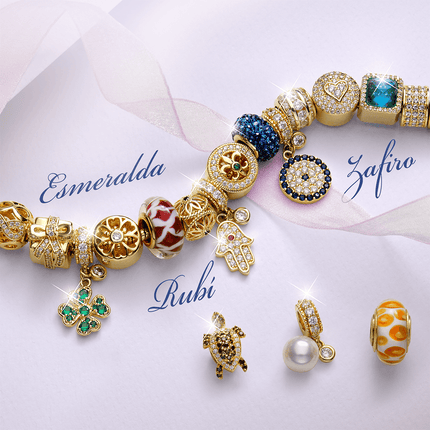 Pulseras con accesorios de piedras preciosas - Armonía