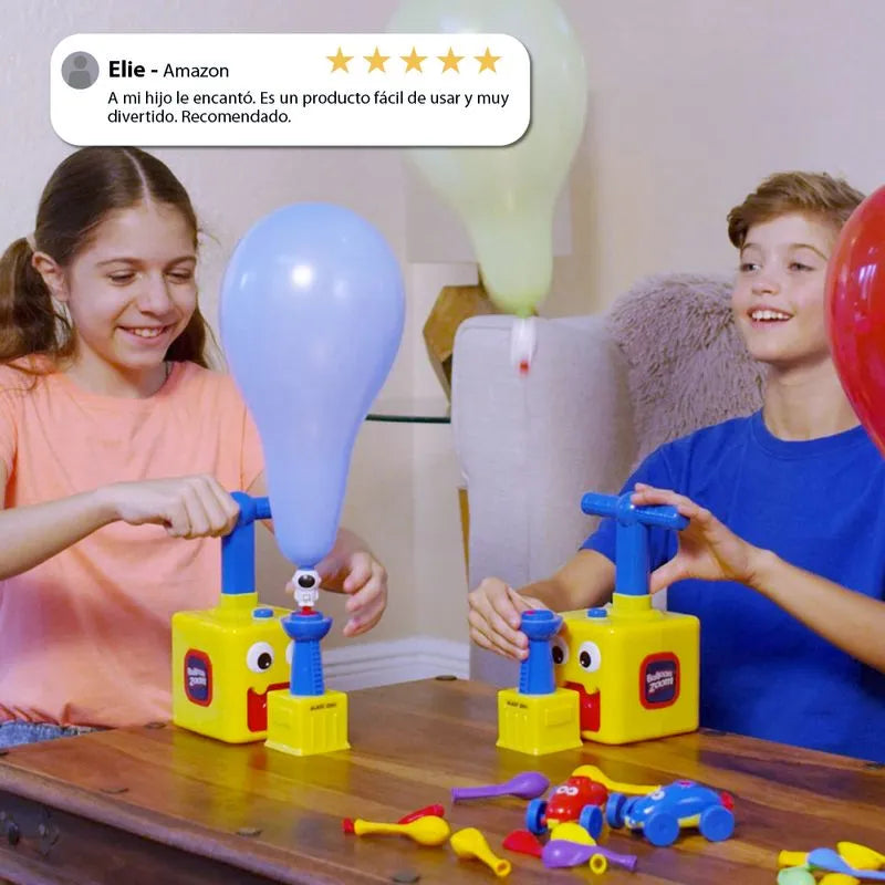 Kit de juguetes impulsados por globos Balloon Zoom