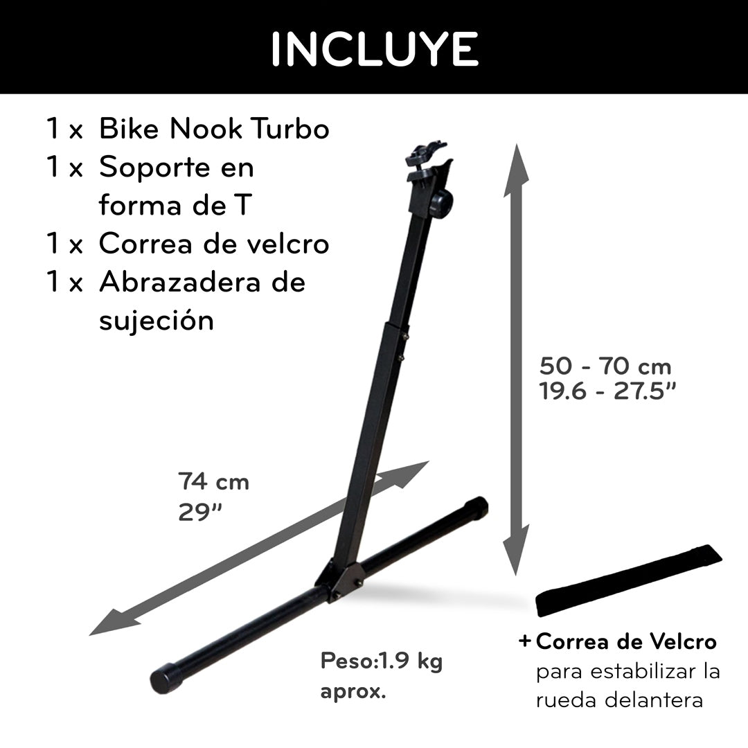 Soporte vertical para bicicleta importado Bike Nook Turbo