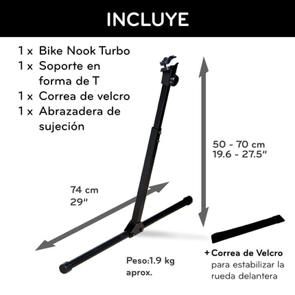 Soporte vertical para bicicleta importado Bike Nook Turbo