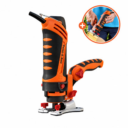 Herramienta Eléctrica Multifuncional Twist-A-Saw para Cortar, Perforar, Lijar y Pulir
