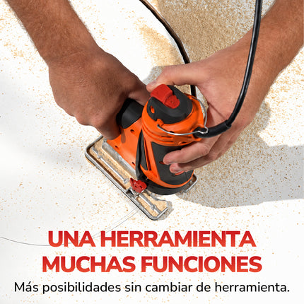 Herramienta Eléctrica Multifuncional Twist-A-Saw para Cortar, Perforar, Lijar y Pulir