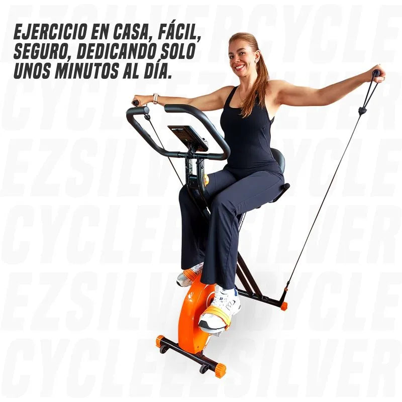Bicicleta estática para entrenamiento - EZ Silver Cycle