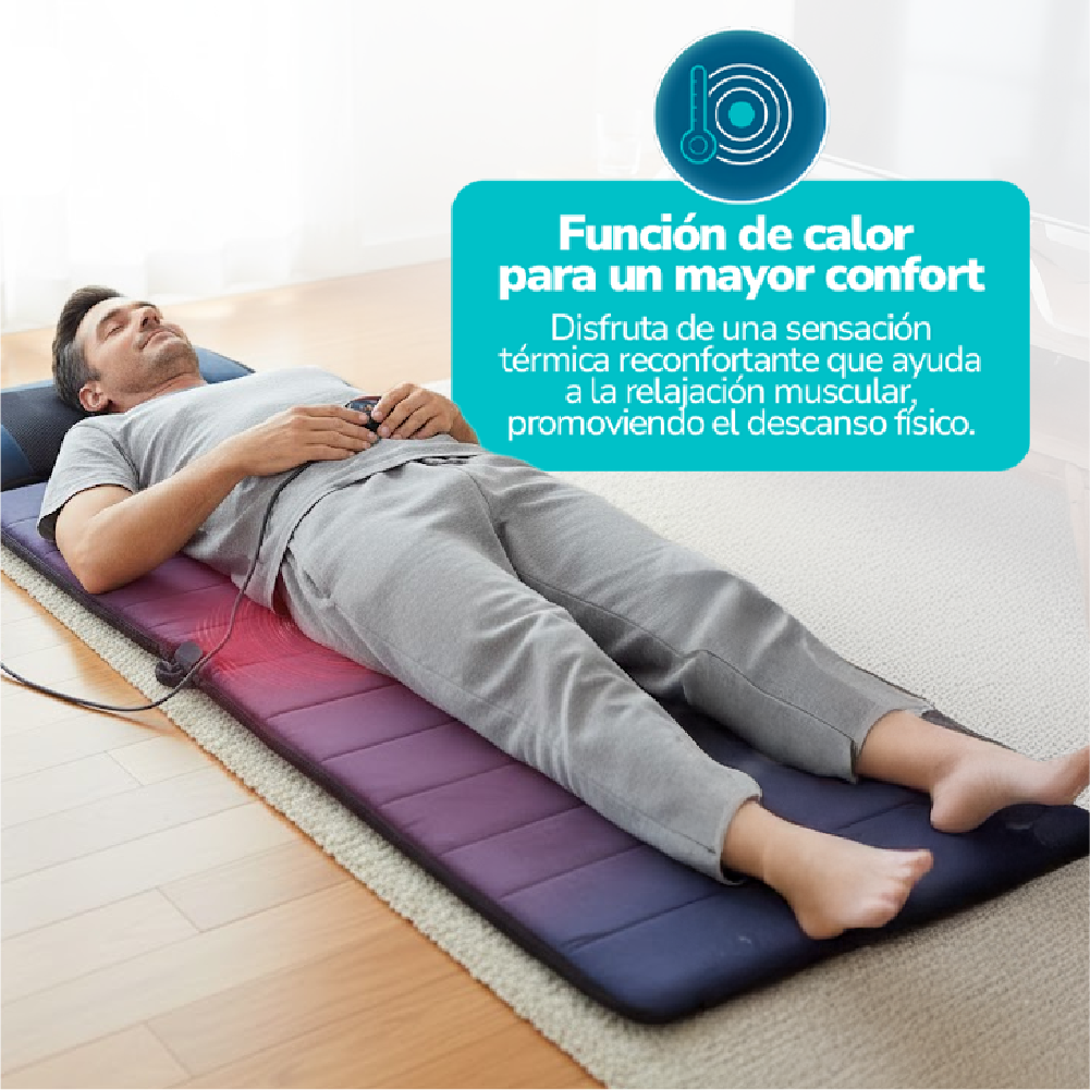 Colchoneta eléctrica para masaje completo con calor - Theramed Smart TV NOVEDADES TV
