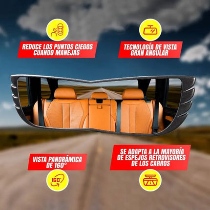 Combo para carro- pantalla inteligente Kleva smart play y espejo retrovisor Angel view