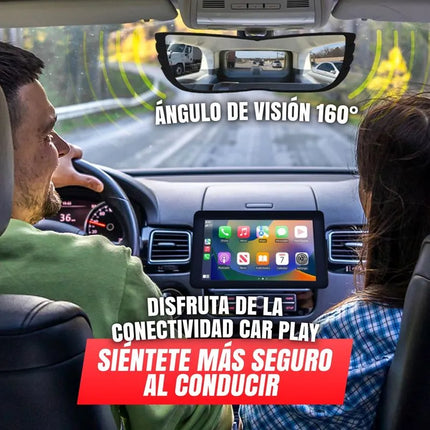 Combo para carro- pantalla inteligente Kleva smart play y espejo retrovisor Angel view
