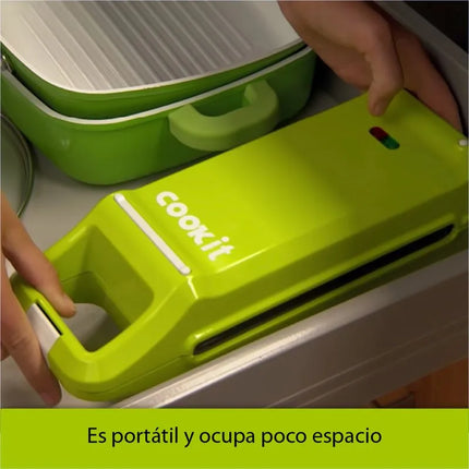 Plancha de cocina individual reversible 3 en 1 para espacios pequeños Cook It TVNOVEDADESTV