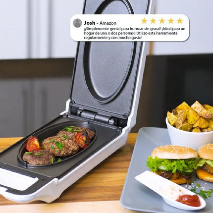 Plancha de cocina individual reversible 3 en 1 para espacios pequeños Cook It TVNOVEDADESTV