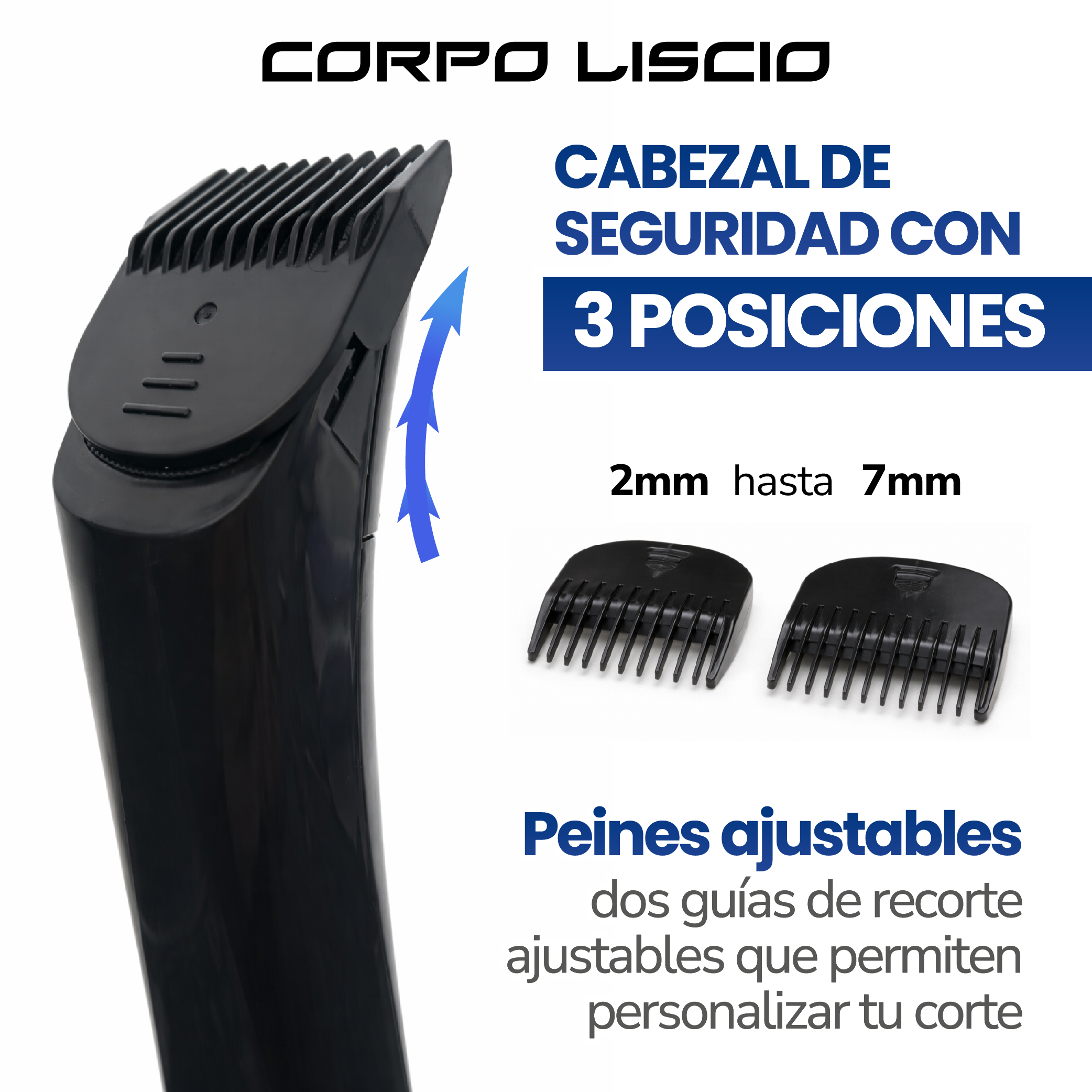 Afeitadora corporal versátil para un afeitado suave y preciso Corpo liscio- TVNOVEDADESTV