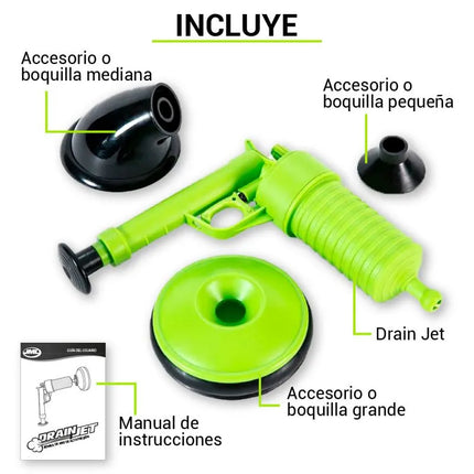Destapador de cañerías y desagües Drain Jet