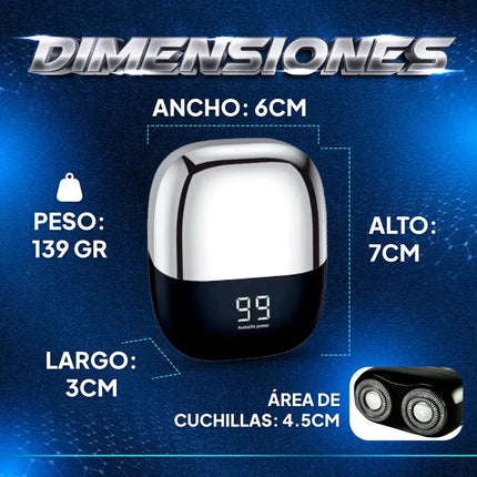 Mini máquina de afeitar viajera Eléctrical Shaver RQ222