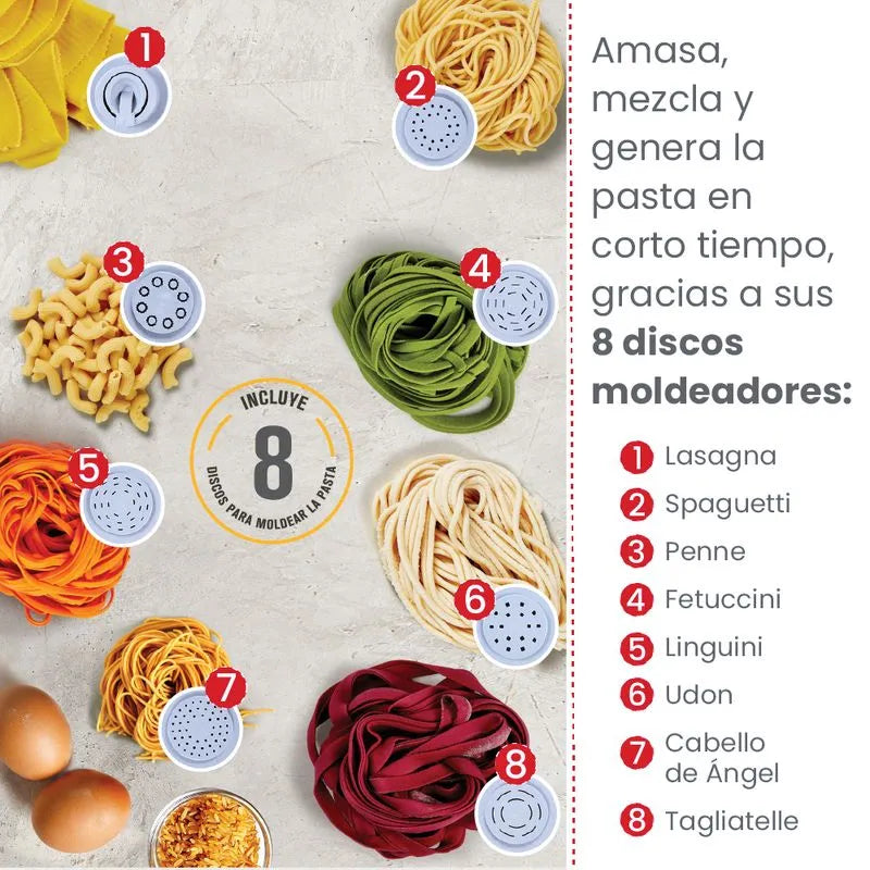 Máquina automática pastas, postres y jugos Emeril Pasta & Beyond Deluxe