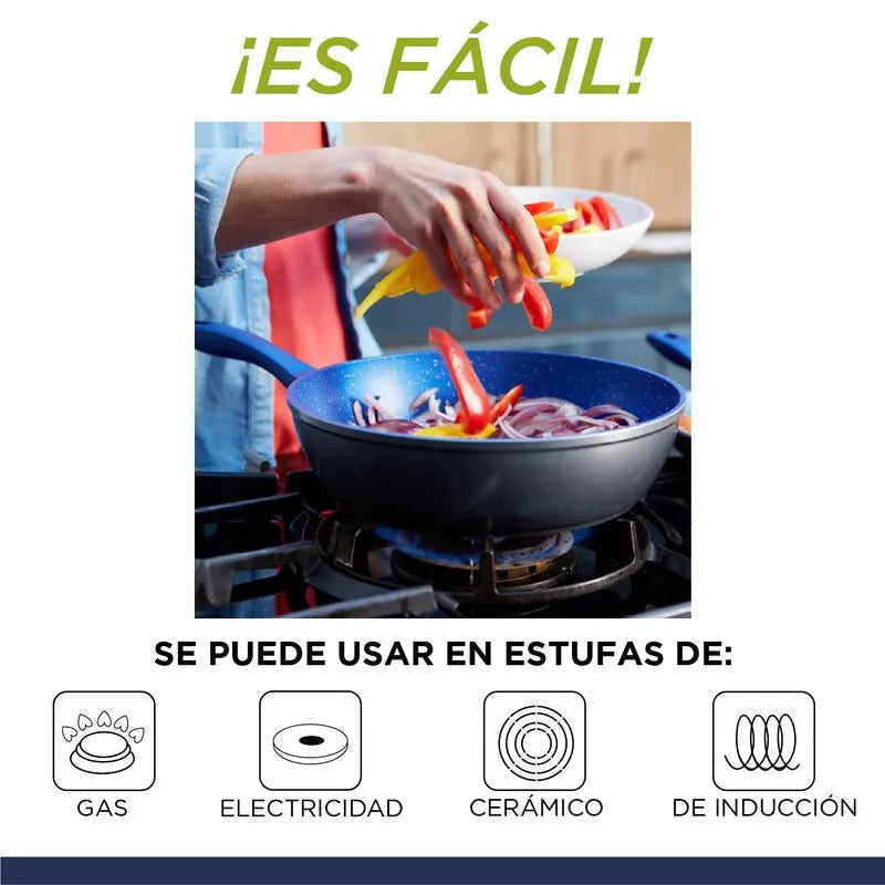 Batería de cocina antiadherente - Flavor Stone