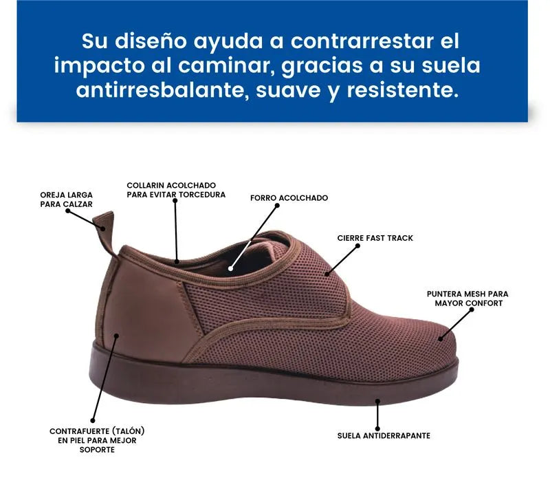 Zapatos ergonómicos, ligeros y antideslizantes - Gold Care
