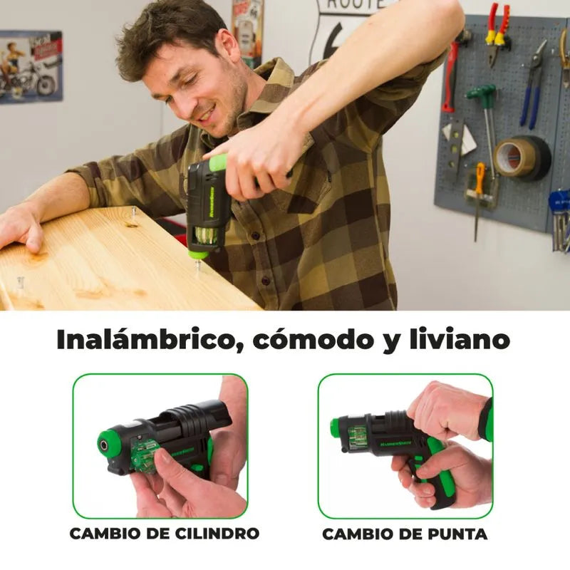 Taladro y destornillador eléctrico inalámbrico Hammersmith