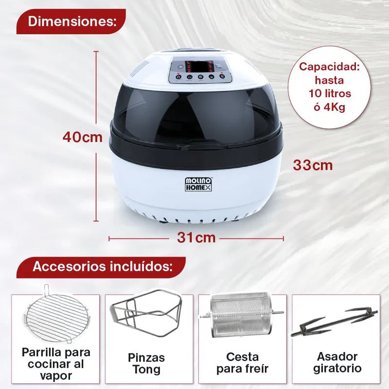 Horno y freidora de aire Molino Health Fryer