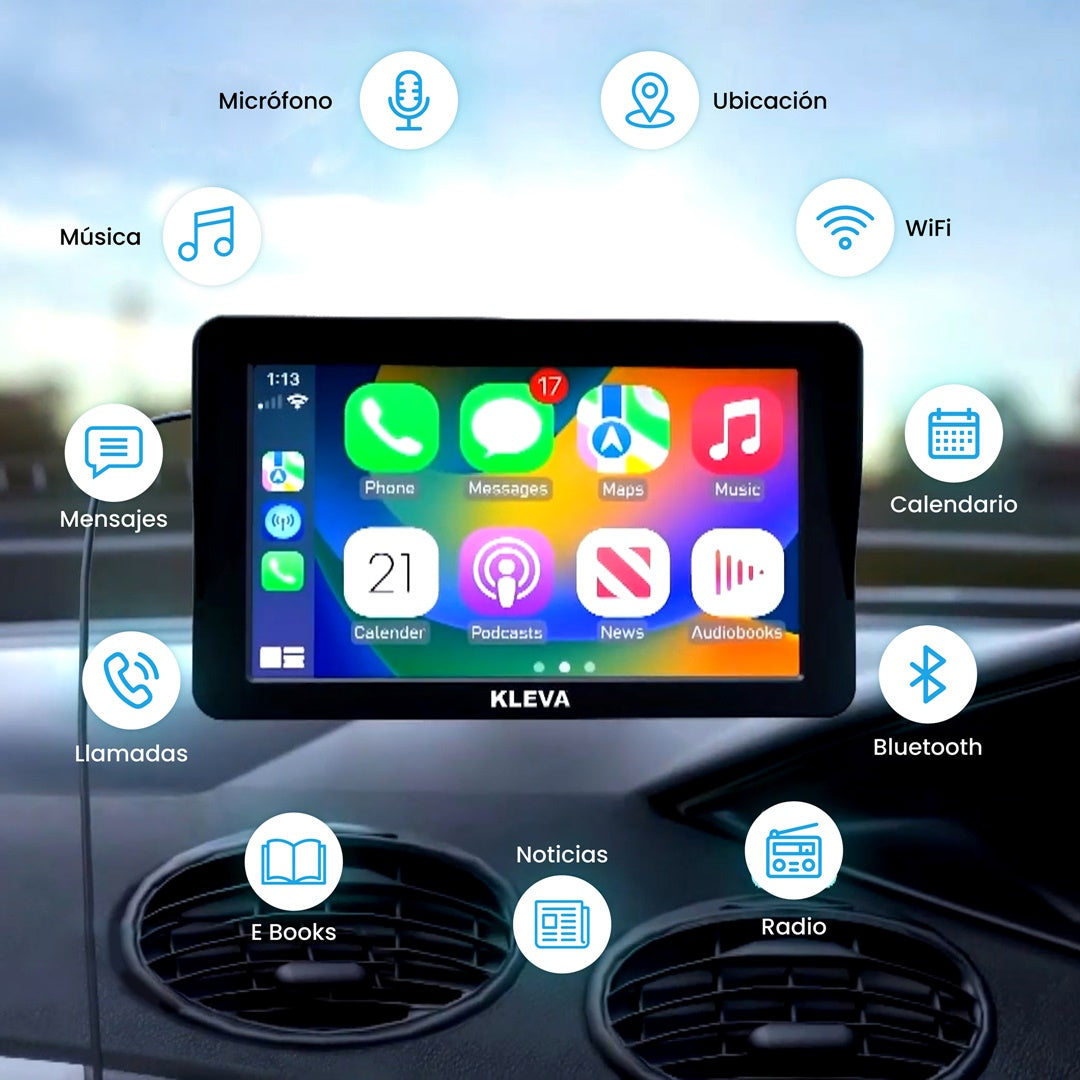 Pantalla Inteligente para Carros - Kleva SmartPlay