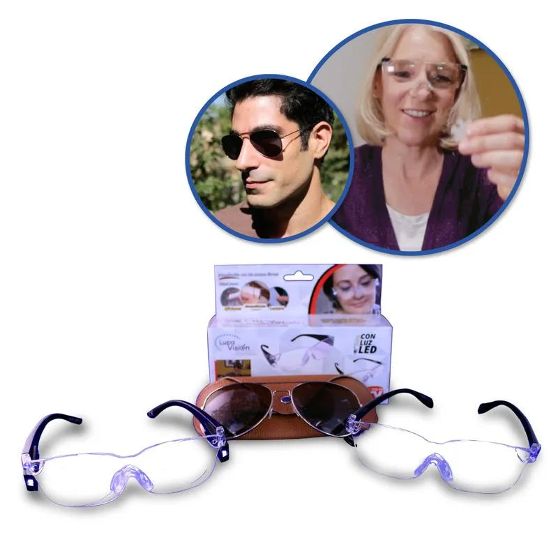 Lupas manos libres, Lupa Visión - Set x3