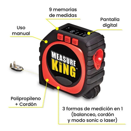 Cinta métrica digital Measure King