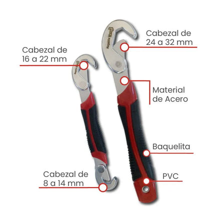 Llaves universales Mega Bite