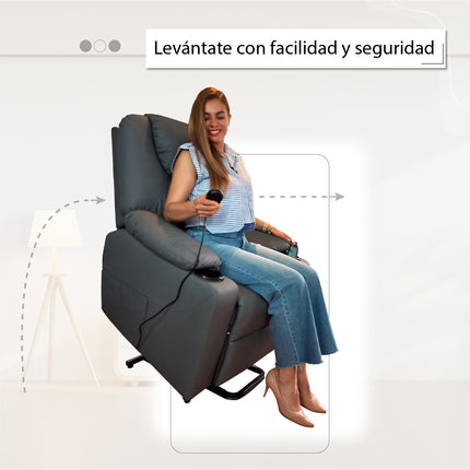 Sillón elevador Royal - Sillón elevador, masajeador y reclinable