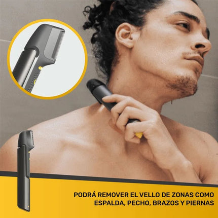 Afeitadora inalámbrica de cara, cuerpo y corte de cabello Microtouch Titanium Trim